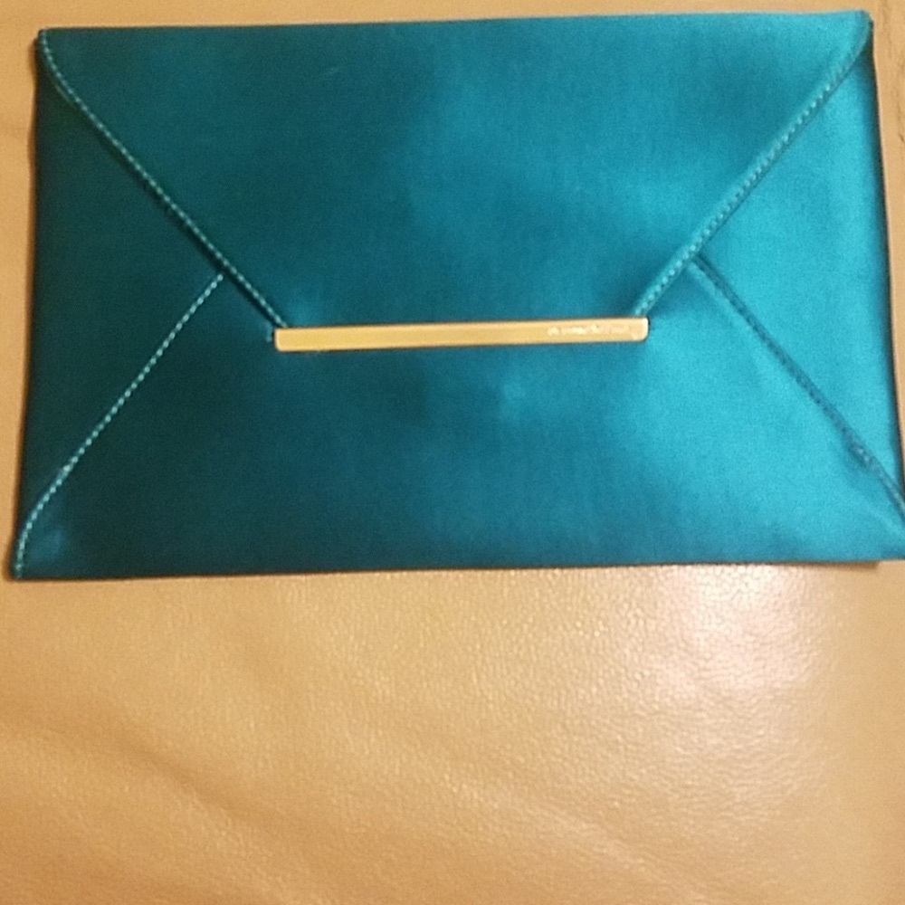 BCBG MaxAzria Emerald (Blue/Green) Envelope Purse